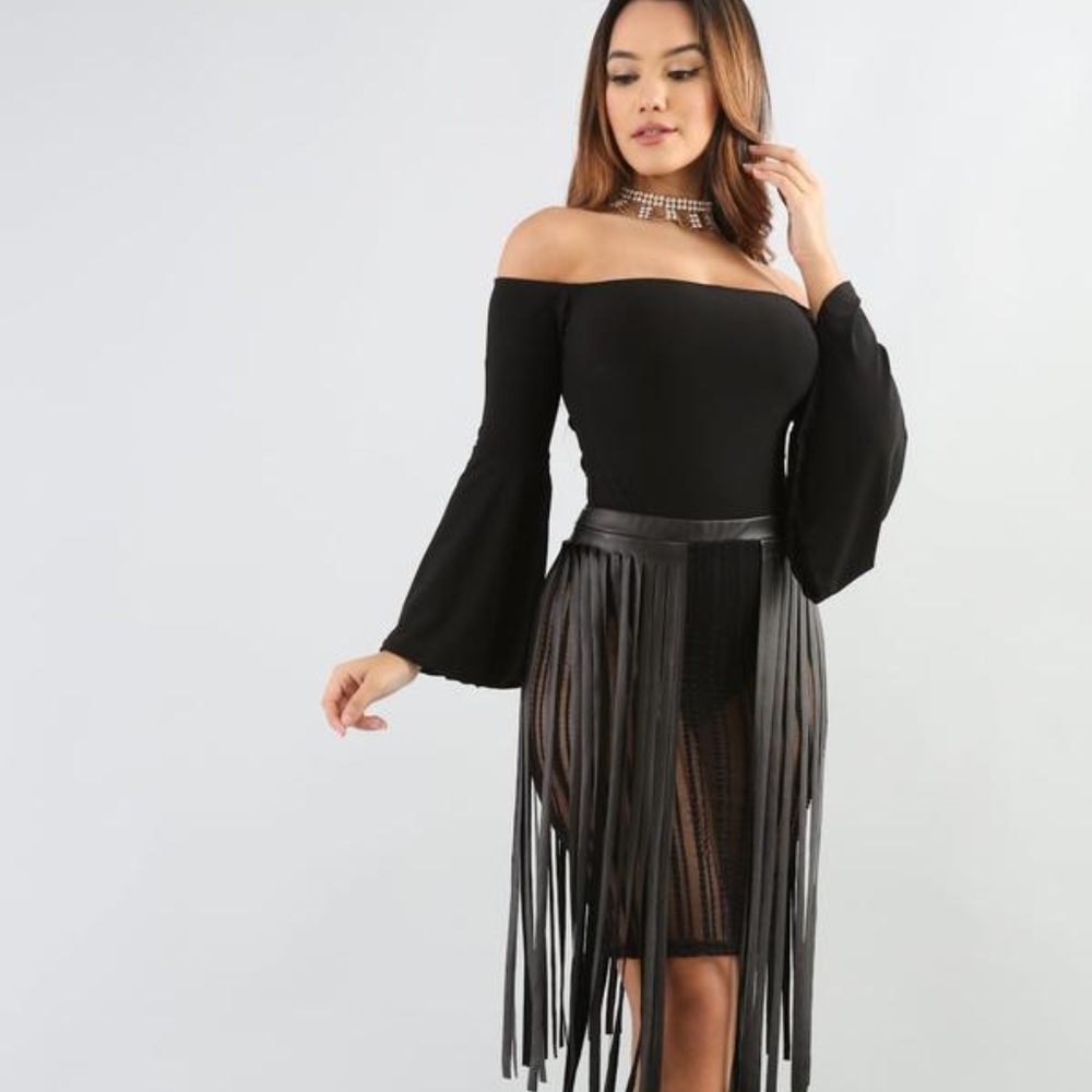 Bad Girl Flare Bodysuit Set